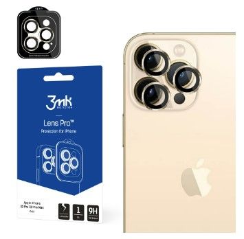 Защитное стекло 3MK - iPhone 13 Pro/13 Pro Max - Lens Protection Pro Gold