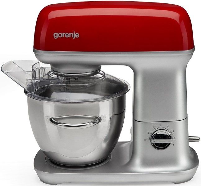 Mikserid ja blenderid GORENJE  Kitchen machine MMC1000RLR	 Number of speeds 7, 1000 W, Bowl capacity 4.5 L, Aluminium, Stainless Steel/Red