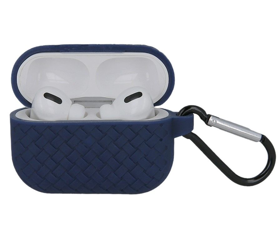 Korpus kõrvaklappidele iLike Apple Airpods 3 with hook Cas Navy Blue