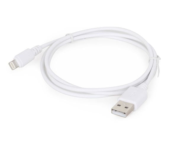 Cable Cablexpert  8-pin sync and charging cable, white, 1 m