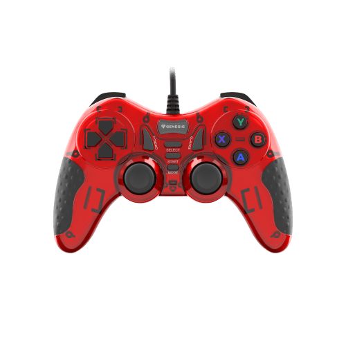 Kontroller Genesis  Mangan 200 Gamepad, Red, Wired  Mangan 200