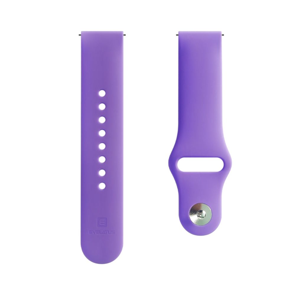 Ремешок Evelatus  Evelatus 20mm Silicone Loop Watch Straps (S/M 110mm) Deep Purple