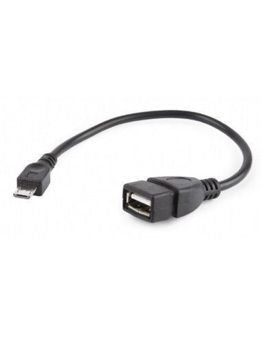 Кабель Cablexpert  USB OTG AF to Micro BM cable, 0.15 m