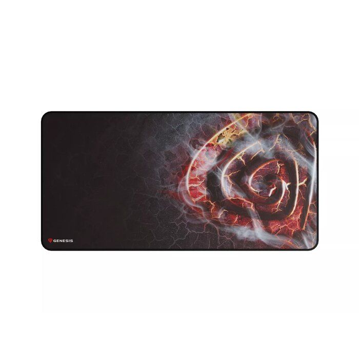 Hiirematt Genesis  Mouse Pad Carbon 500 MAXI LAVA G2 Edition, Multicolor, 450 x 900 x 2.5 mm