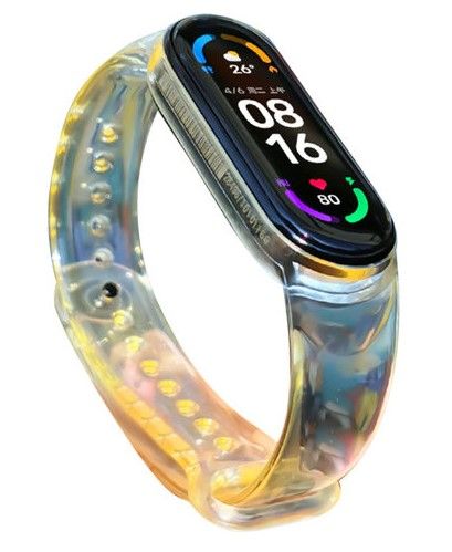 Ремешок iLike  Silicone band strap for Xiaomi Mi Band 6 / 5 Yellow