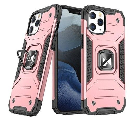 Чехол на заднюю панель Wozinsky Apple iPhone 13 Pro Max Ring Armor Case Kickstand Tough Rugged Pink
