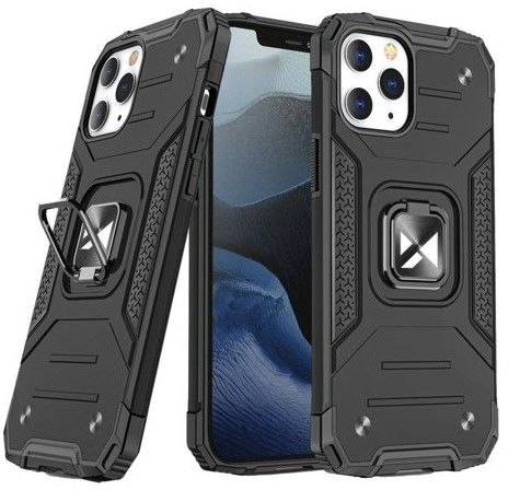Чехол на заднюю панель Wozinsky Apple iPhone 13 Pro Ring Armor Case Kickstand Tough Rugged Cover Black