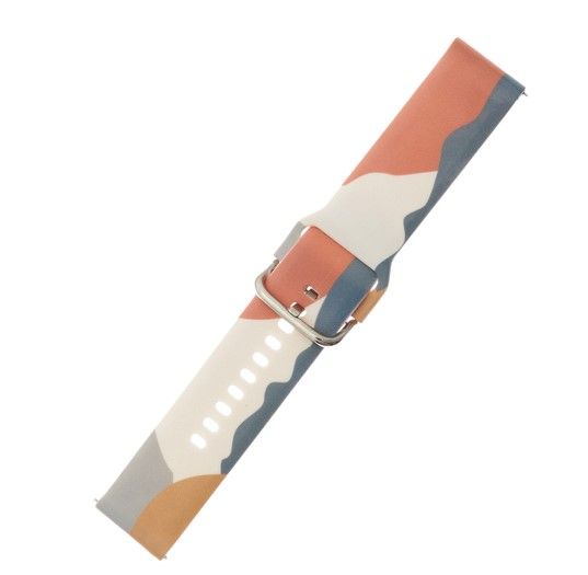 Strap iLike  Strap Moro Band For Samsung Galaxy Watch 46mm Silicone Strap Watch Bracelet Pattern