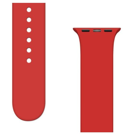 Rihm iLike  Strap APS Silicone Watch Band Ultra / 8/7/6/5/4/3/2 / SE (45/44 / 42mm) Strap Watchband Red