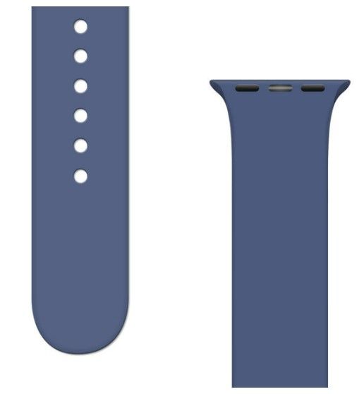 Rihm iLike  Strap APS Silicone Watch Band Ultra / 8/7/6/5/4/3/2 / SE (45/44 / 42mm) Strap Watchband Blue