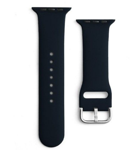 Ремешок iLike  Strap APS Silicone Watch Band 8/7/6/5/4/3/2 / SE (41/40 / 38mm) Strap Watchband Black