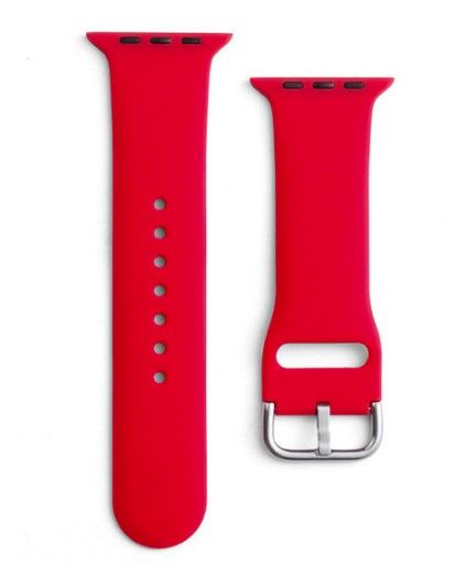 Rihm iLike  Strap APS Silicone Watch Band Ultra / 8/7/6/5/4/3/2 / SE (49/45/44 / 42mm) Strap Watchband Red