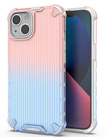 Чехол на заднюю панель iLike Apple iPhone 14 pink and blue armored Protect Case Blue