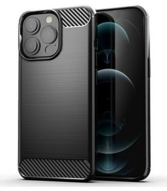 Back panel cover iLike Samsung GALAXY A34 5G BACK CASE CARBON Black
