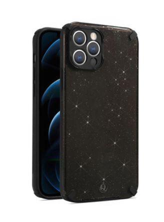 Чехол на заднюю панель iLike Apple IPHONE 12 PRO ARMOR GLITTER CASE Black