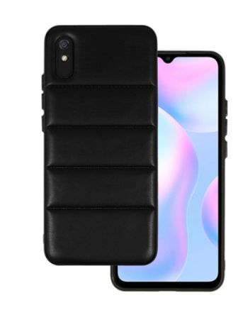 Tagakaaned iLike Xiaomi REDMI 9A LEATHER 3D CASE Black
