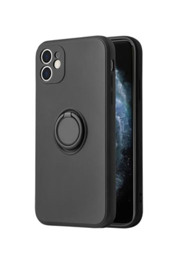 Чехол на заднюю панель iLike Apple IPHONE 12 PRO SILICONE RING Black