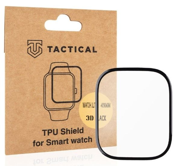 Ekraani kaitse Tactical  Watch Ultra 49mm TPU Shield 3D Film Black