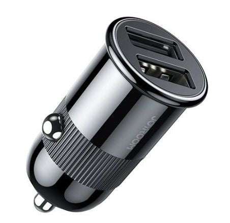 Autolaadijad Joyroom  3,1 A dual port smart car charger (C-A06) Black