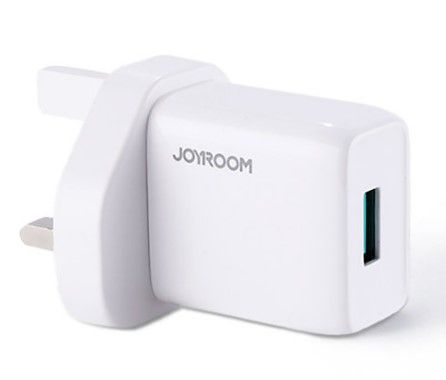 Adaptrid Joyroom  USB wall charger 2.1 A UK plug (L-1A101) White
