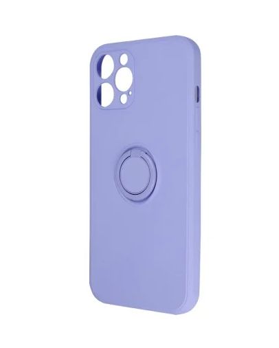 Back panel cover iLike Apple Finger Grip Case for iPhone 11 purple