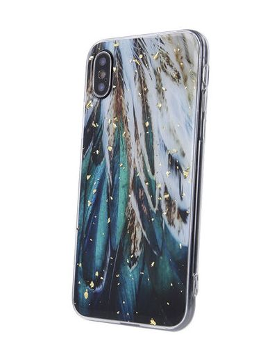 Чехол на заднюю панель iLike Samsung Gold Glam case for Samsung Galaxy A14 4G / A14 5G feathers
