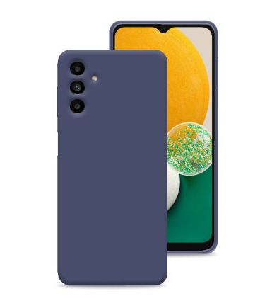 Back panel cover iLike Samsung Silicon case for Samsung Galaxy A13 5G / A04S dark blue