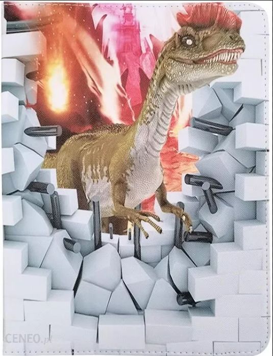 Чехол книжка iLike  Universal case Dinosaur 9-10