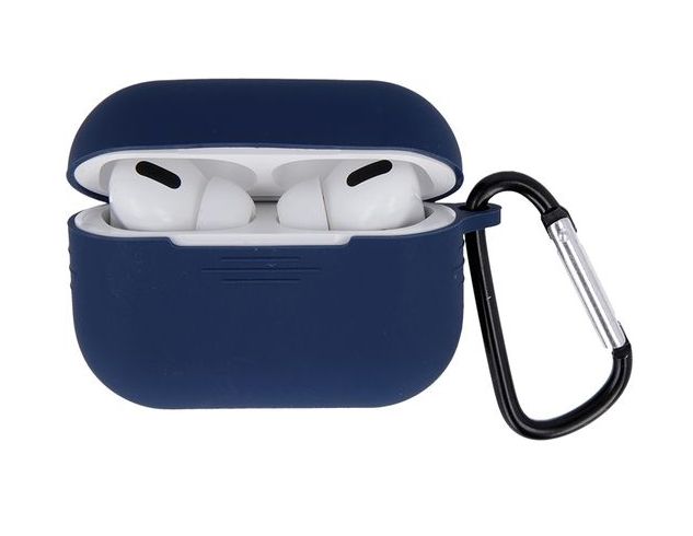 Чехол для наушников iLike Apple Case for Airpods Pro 2 dark blue with hook