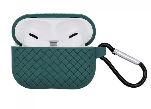 Korpus kõrvaklappidele iLike - Braid case for Airpods / Airpods 2 green