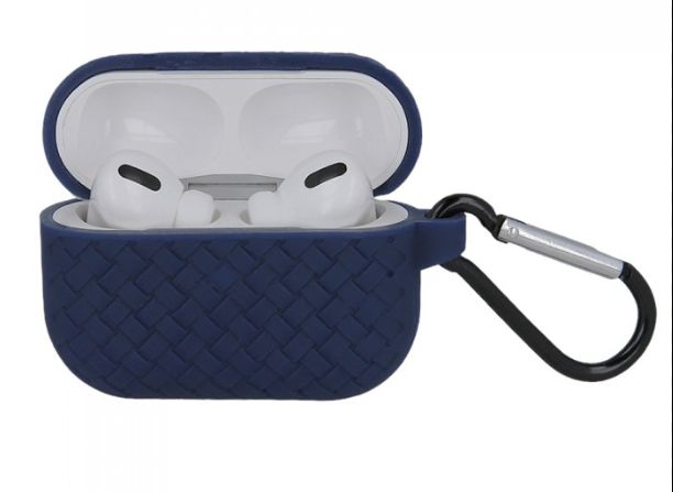 Korpus kõrvaklappidele iLike - Braid case for Airpods / Airpods 2 navy blue