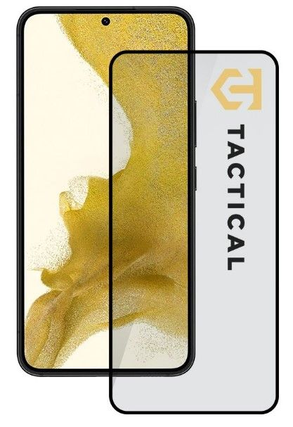 Protective glass Tactical Samsung Galaxy S22 Glass 2.5D Full Glue Black