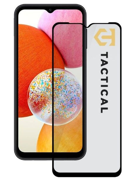 Protective glass Tactical Samsung Galaxy A14 Glass 2.5D Full Glue Black