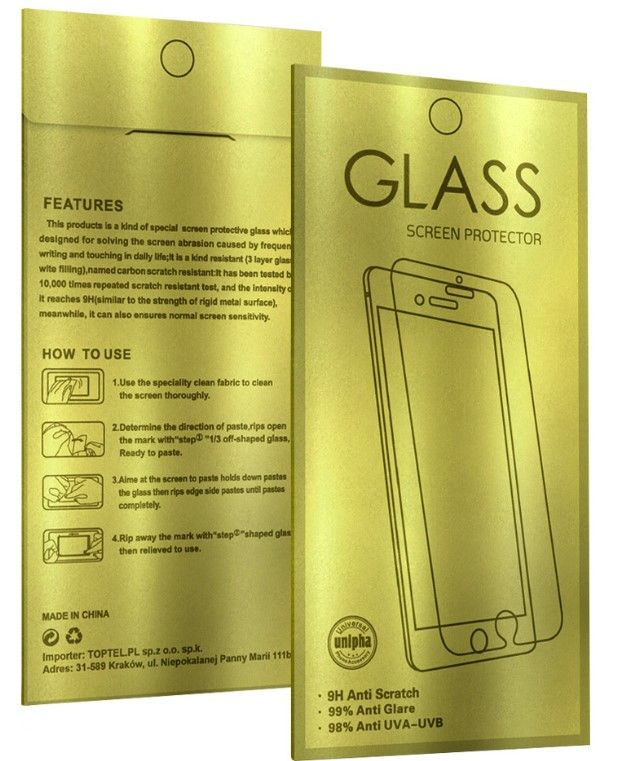 Kaitseklaasid iLike Samsung GALAXY A34 5G GOLD TEMPERED GLASS