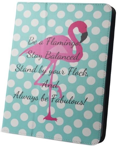 Book case iLike  Flamingo and dots for tablet 9-10