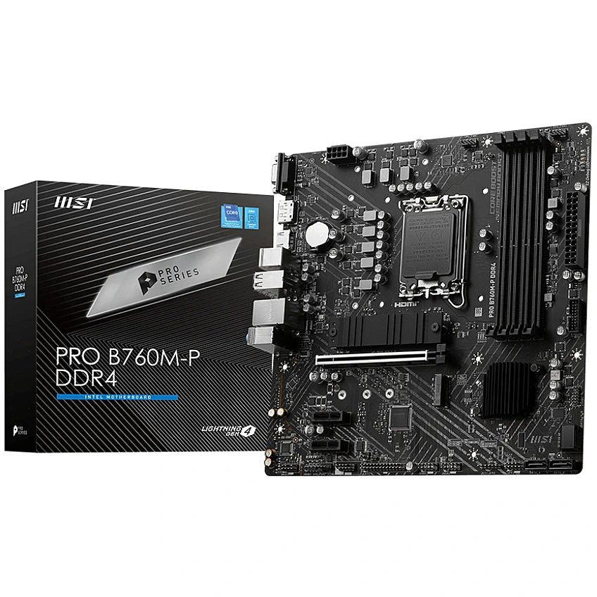 Материнская плата для процессоров Intel MSI  MB B760 S1700 MATX/PRO B760M-P