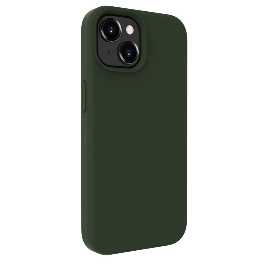 Tagakaaned Evelatus Apple iPhone 15 Premium Soft Touch Silicone Case Dark Olive