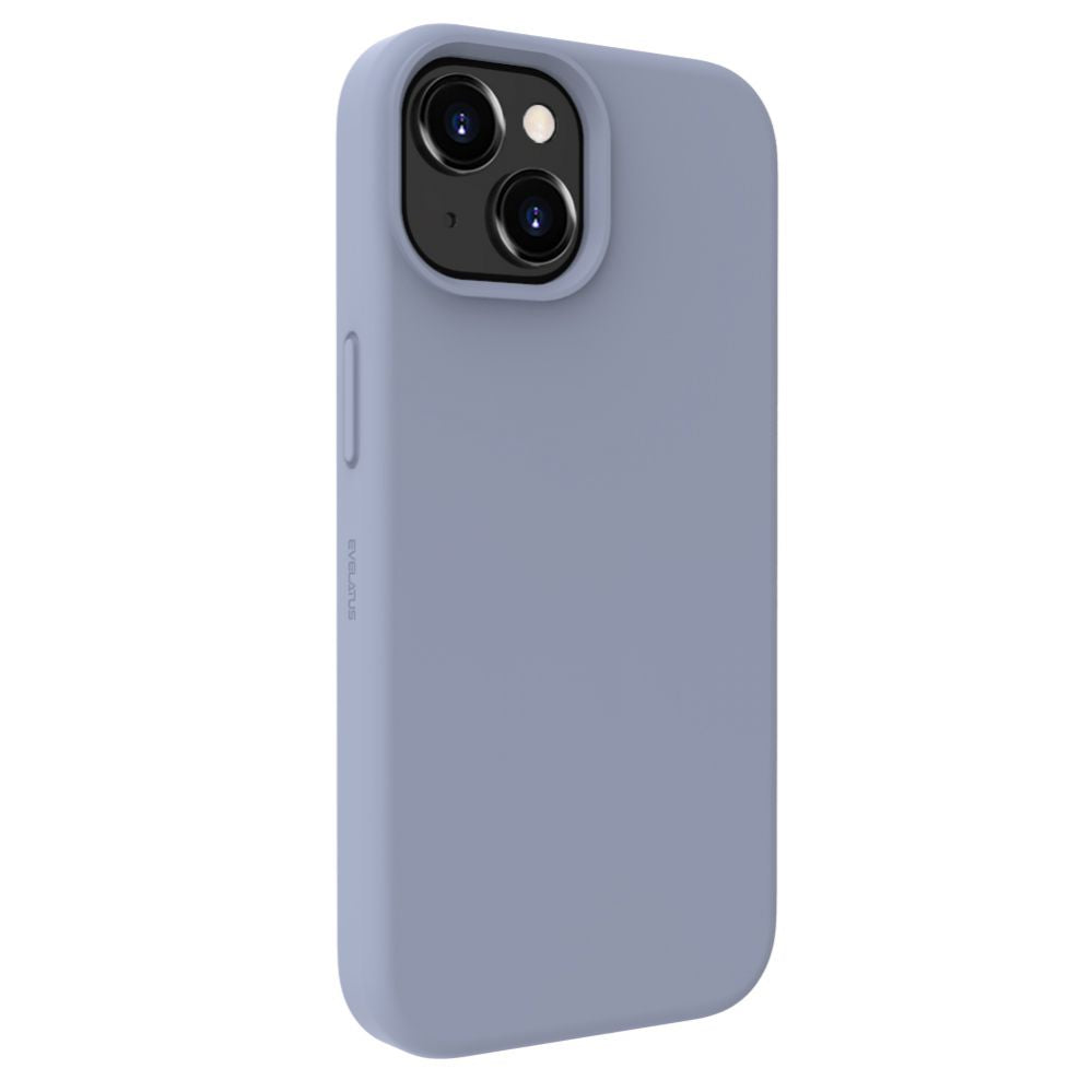 Чехол на заднюю панель Evelatus Apple iPhone 15 Premium Magsafe Soft Touch Silicone Case Lavender Gray