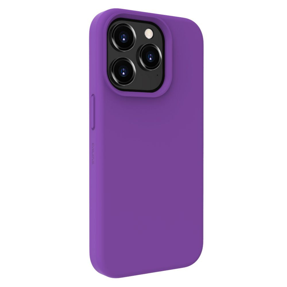 Чехол на заднюю панель Evelatus Apple iPhone 15 Pro Premium Magsafe Soft Touch Silicone Case Deep Purple