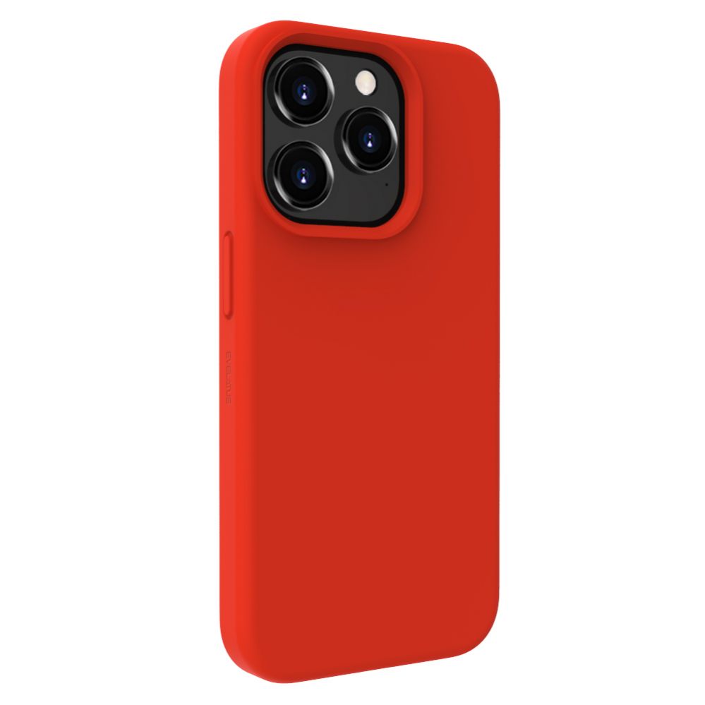 Tagakaaned Evelatus Apple iPhone 15 Pro Max Premium Magsafe Soft Touch Silicone Case Red