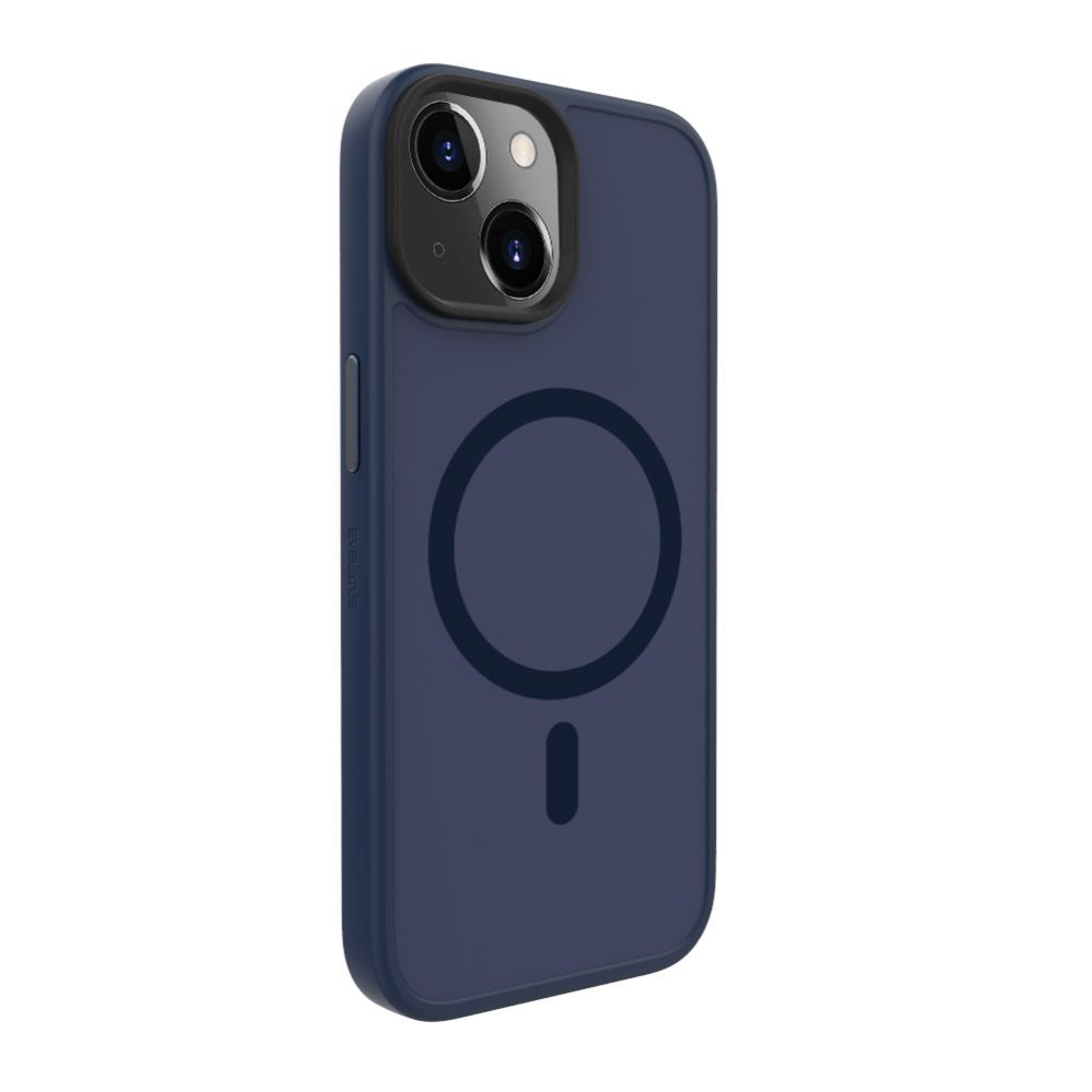 Чехол на заднюю панель Evelatus Apple iPhone 15 Hybird Case With Magsafe PC+TPU Dark Blue