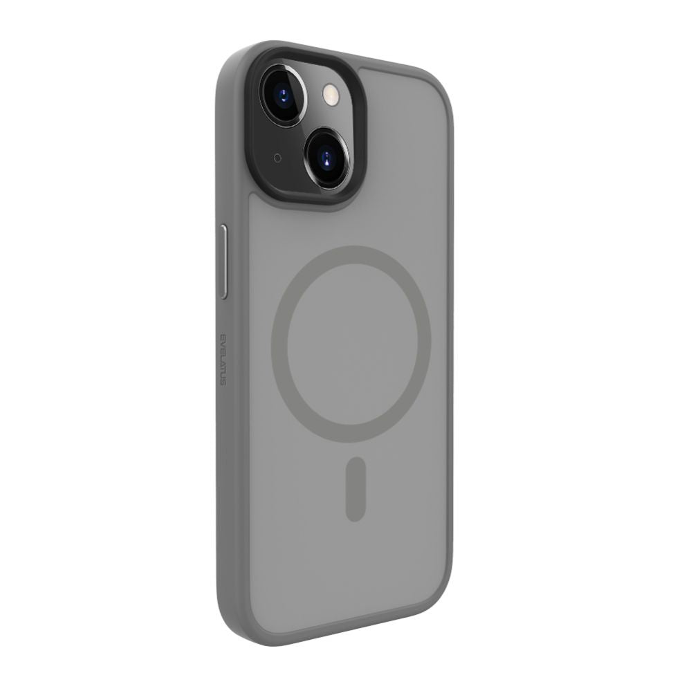 Tagakaaned Evelatus Apple iPhone 15 Hybird Case With Magsafe PC+TPU Silver