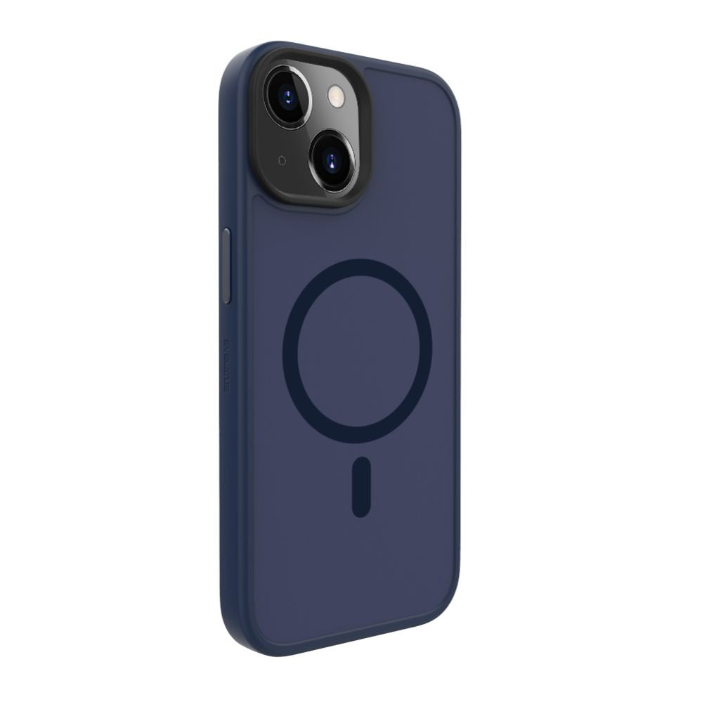 Back panel cover Evelatus Apple iPhone 15 Plus Hybird Case With Magsafe PC+TPU Dark Blue