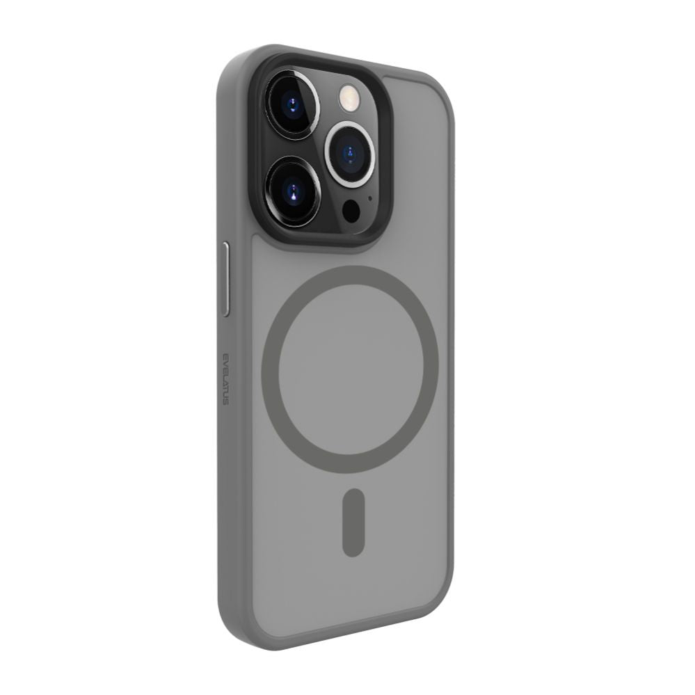 Tagakaaned Evelatus Apple iPhone 15 Pro Hybird Case With Magsafe PC+TPU Silver