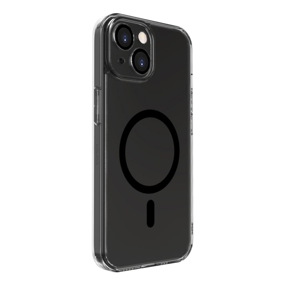 Tagakaaned Evelatus Apple iPhone 15 Plus Clear Case With MagSafe and Camera Protection Transparent Black