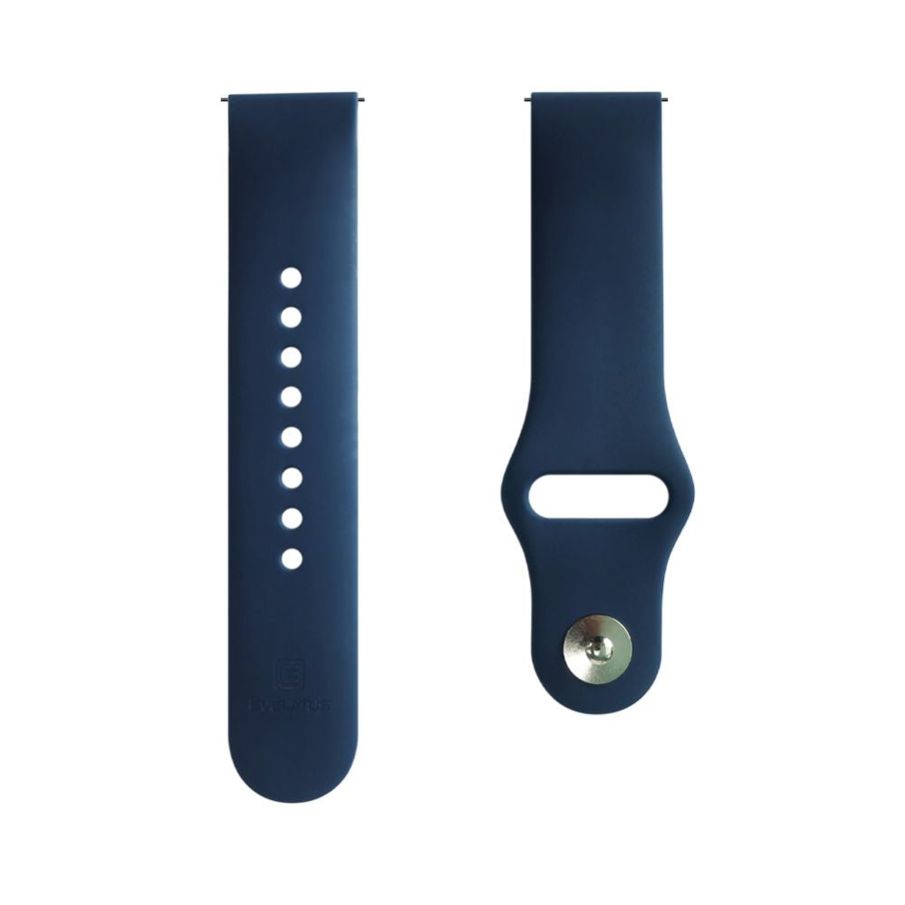 Strap Evelatus  Evelatus Watch 20mm Silicone Loop Watch Straps (130mm M/L) Blue