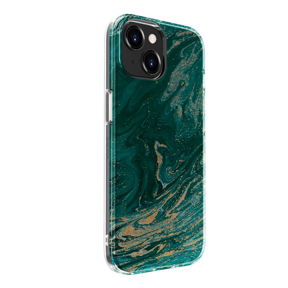 Tagakaaned Evelatus Apple iPhone 15 PC Customized Print Design Marble Turquoise