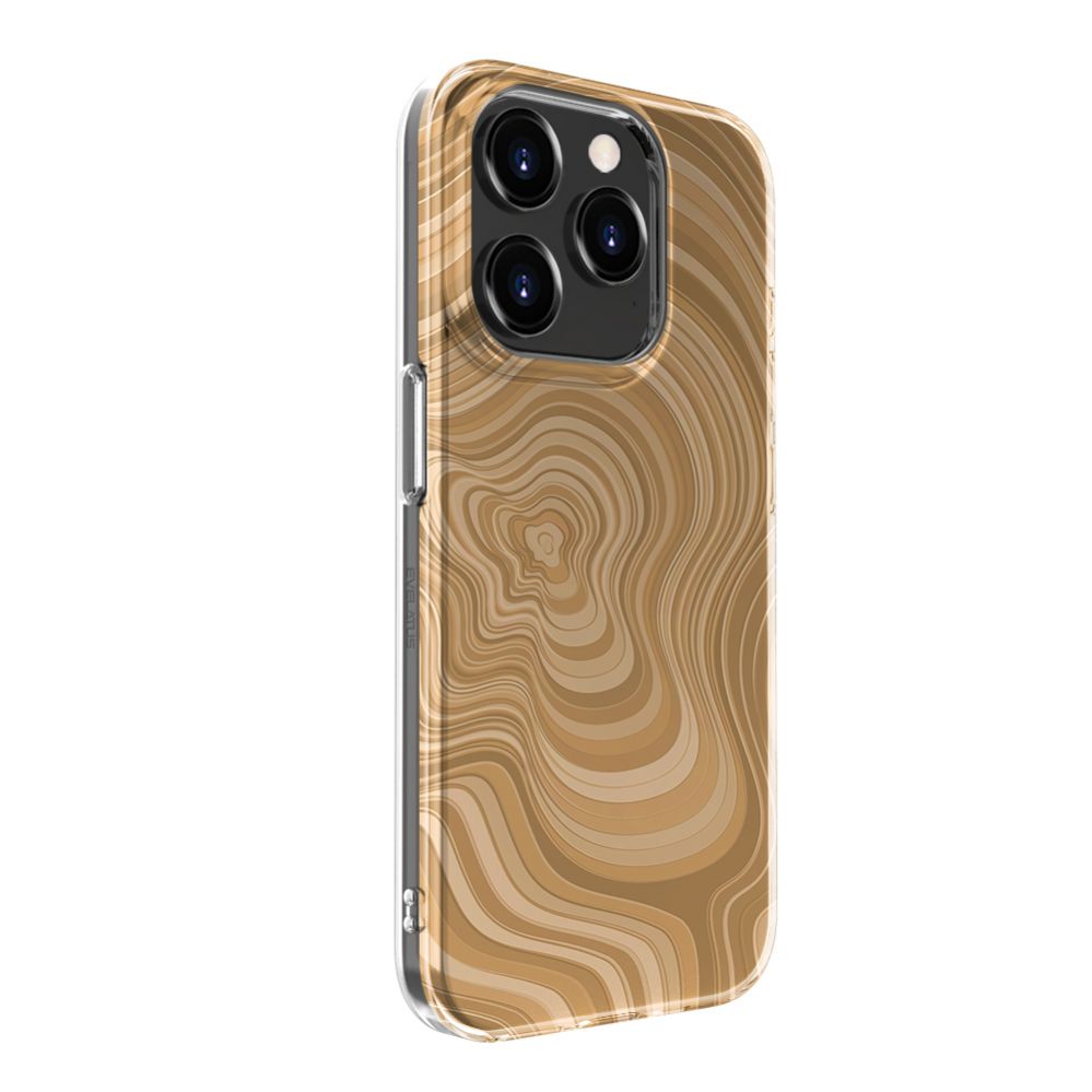 Чехол на заднюю панель Evelatus Apple iPhone 15 Pro Max PC Customized Print Design Desert Gold