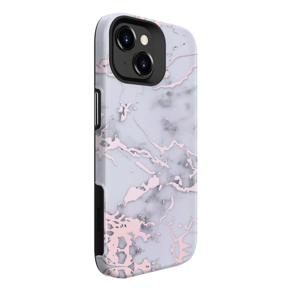 Tagakaaned Evelatus Apple iPhone 15 Armor case TPU+PC Customized Print Design Silver