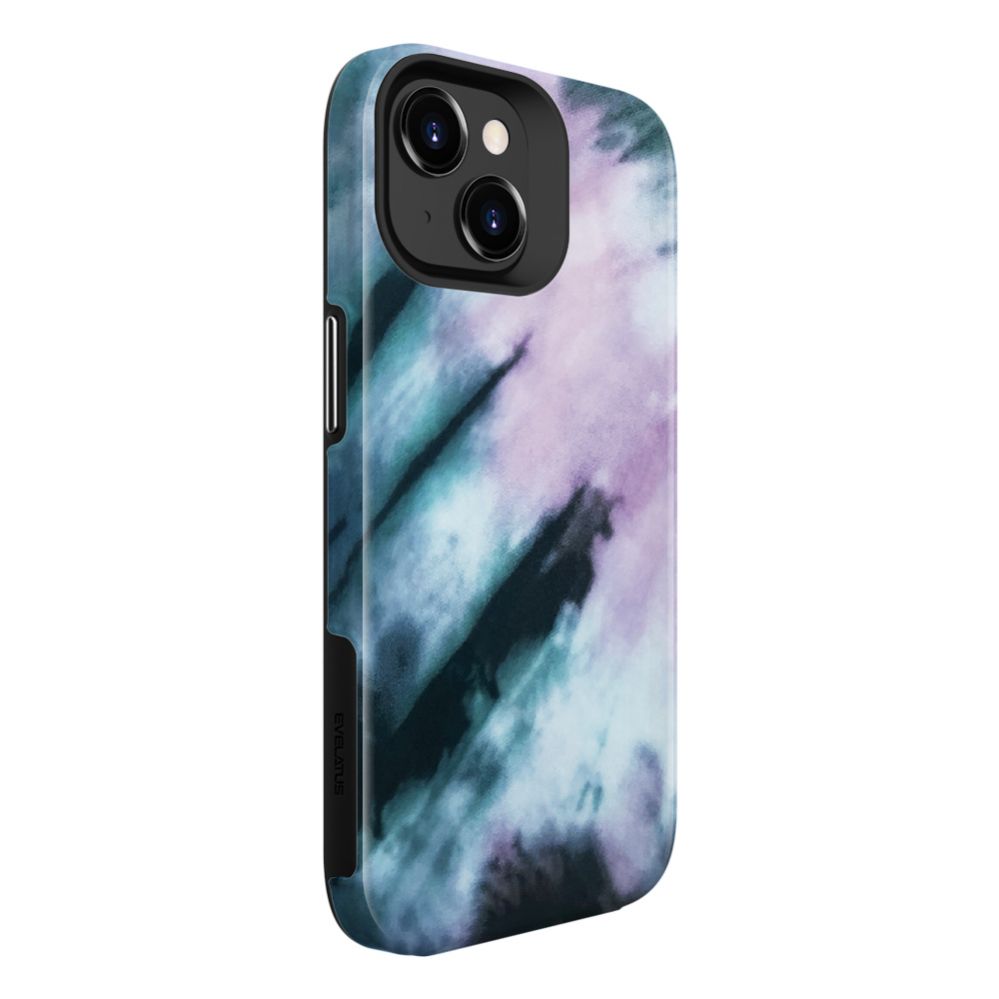 Tagakaaned Evelatus Apple iPhone 15 Armor case TPU+PC Customized Print Design Blue Pink